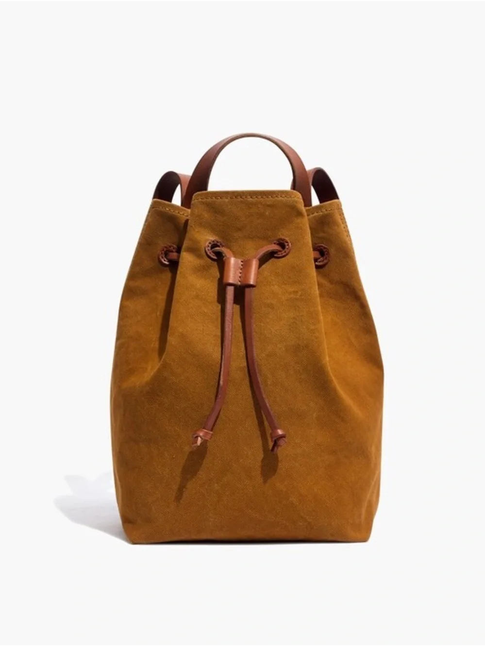 Madewell Canvas Somerset Backpack in Acorn